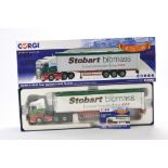 Corgi Model Truck Issue comprising No. CC13756 Scania R Moving Floor Trailer in the livery of