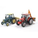 Farm Model Interest comprising a duo of Tractor and implement combinations. Some minor attention