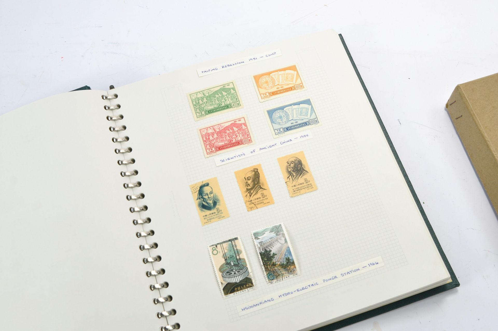 Stamps interest comprising large album of Chinese Stamps from 1930 to 1960's. Some unused. - Image 10 of 34