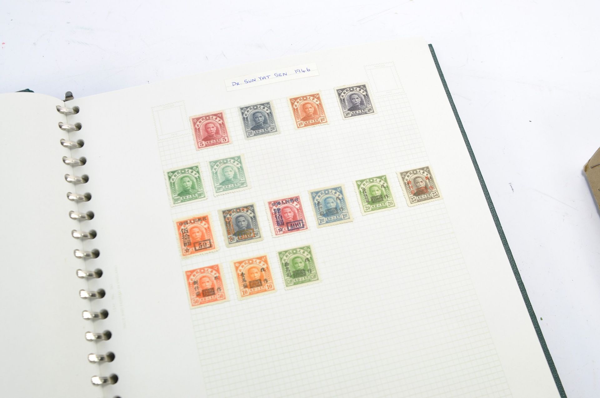 Stamps interest comprising large album of Chinese Stamps from 1930 to 1960's. Some unused. - Image 19 of 34