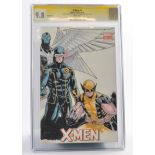 Graded Comic Book interest comprising Signed Sketch Cover X-Men #1 - Marvel Comics 09/10 - Signed