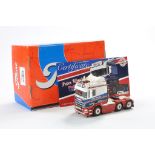 Tekno 1/50 model Truck issue comprising No. 76810 Scania in the livery of Peter Wouters. Limited