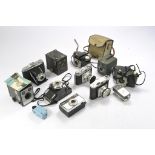 A Collection of Vintage Cameras and equipment comprising of: Kodak six - 20 Brownie Junior, Boots