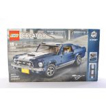 Lego Model Kit comprising No. 10265 Ford Mustang. Kit is used but complete.