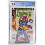 Graded Comic Book interest comprising Fantastic Four #243. Marvel Comics, 6/82. Spider - man &