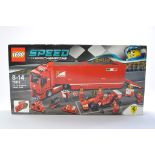 Lego Model Kit comprising No. 75913 F14 T & Scuderia Ferrari Truck. Kit unused and sealed in