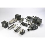 Vintage group of Cameras and equipment comprising of: Kodak Six - 20 'Brownie', Kodak Six - 20 '