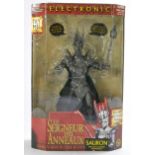 Toy Biz Lord of the Rings figure issue comprising The Fellowship of the Ring Sauron from the