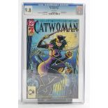 Graded Comic Book interest comprising Catwoman #1. DC Comics 8/93. Bane Appearance - Embossed Cover.