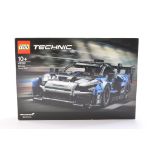 Lego Technic Model Kit comprising No. 42133 McLaren Senna GTR. Kit has been built but is complete in