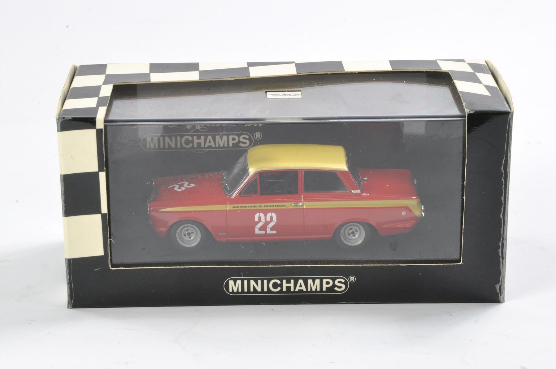 Minichamps Model Cars 1/43 Lotus Cortina Mk1. Limited Edition 1 of 2496. Excellent And Not
