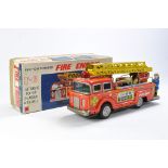 Japanese Friction Driven Fire Engine. Looks to be complete and in working order with original box.