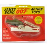 Gilbert James Bond 007 Carded Blister Pack comprising Dr No's Dragon Tank and Largos Hydrofoil