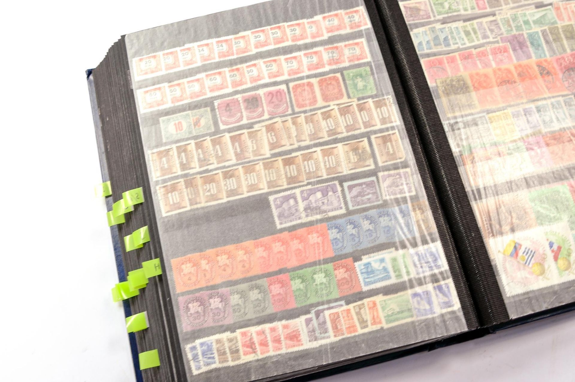 Stamps, a large worldwide stamp album comprising used and unused issues dating throughout the 20th - Image 8 of 9