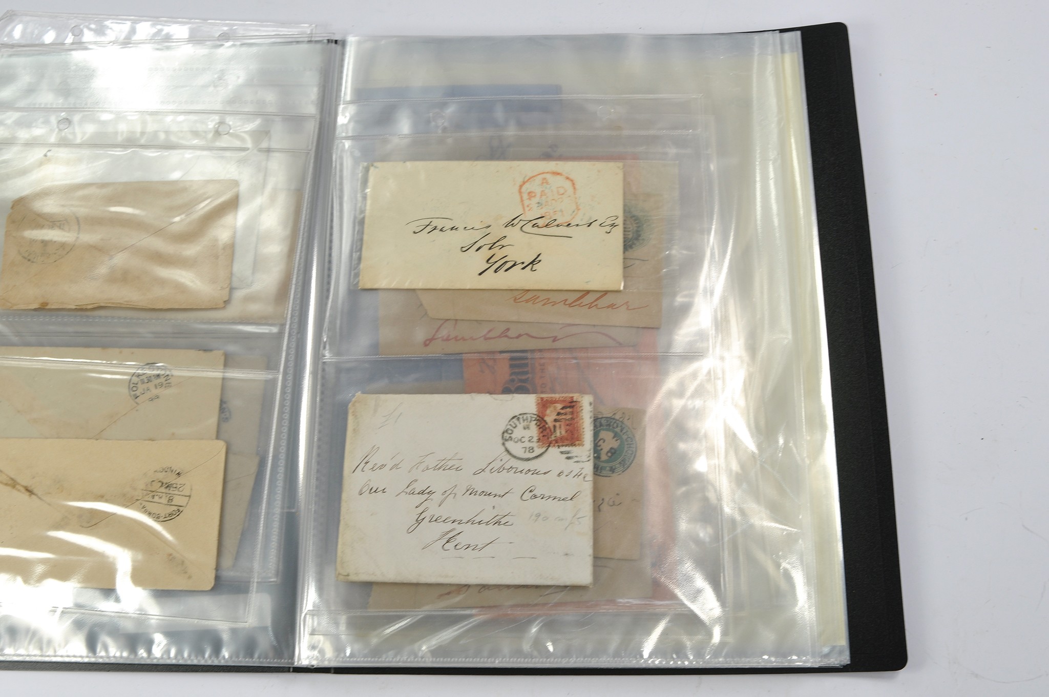 Stamps interest and postal history of the 19th and early 20th century comprising an extremely - Image 15 of 31