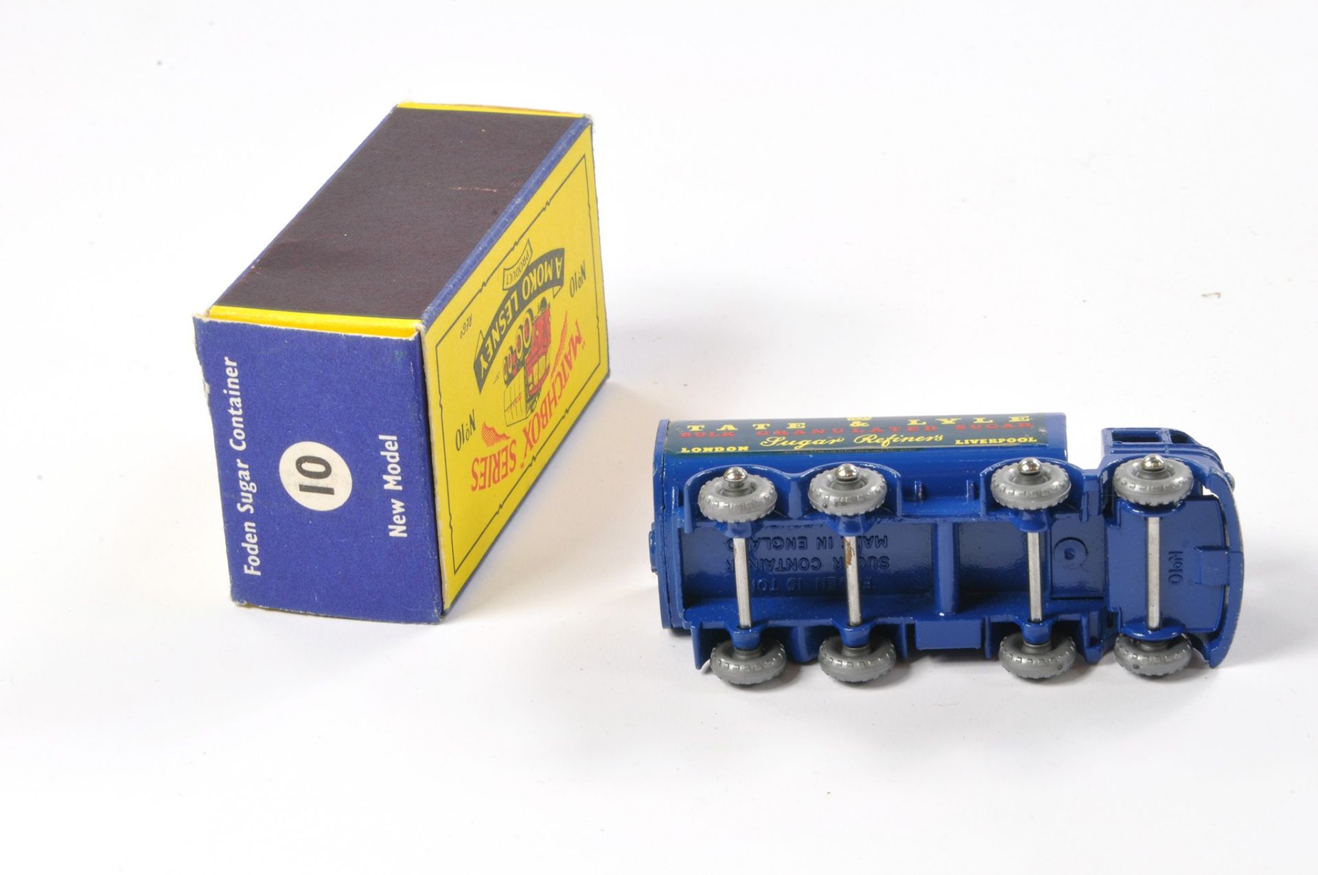 Matchbox Regular Wheels comprising No. 10c Foden Sugar Container - Tate and Lyle. Dark blue, - Image 3 of 3