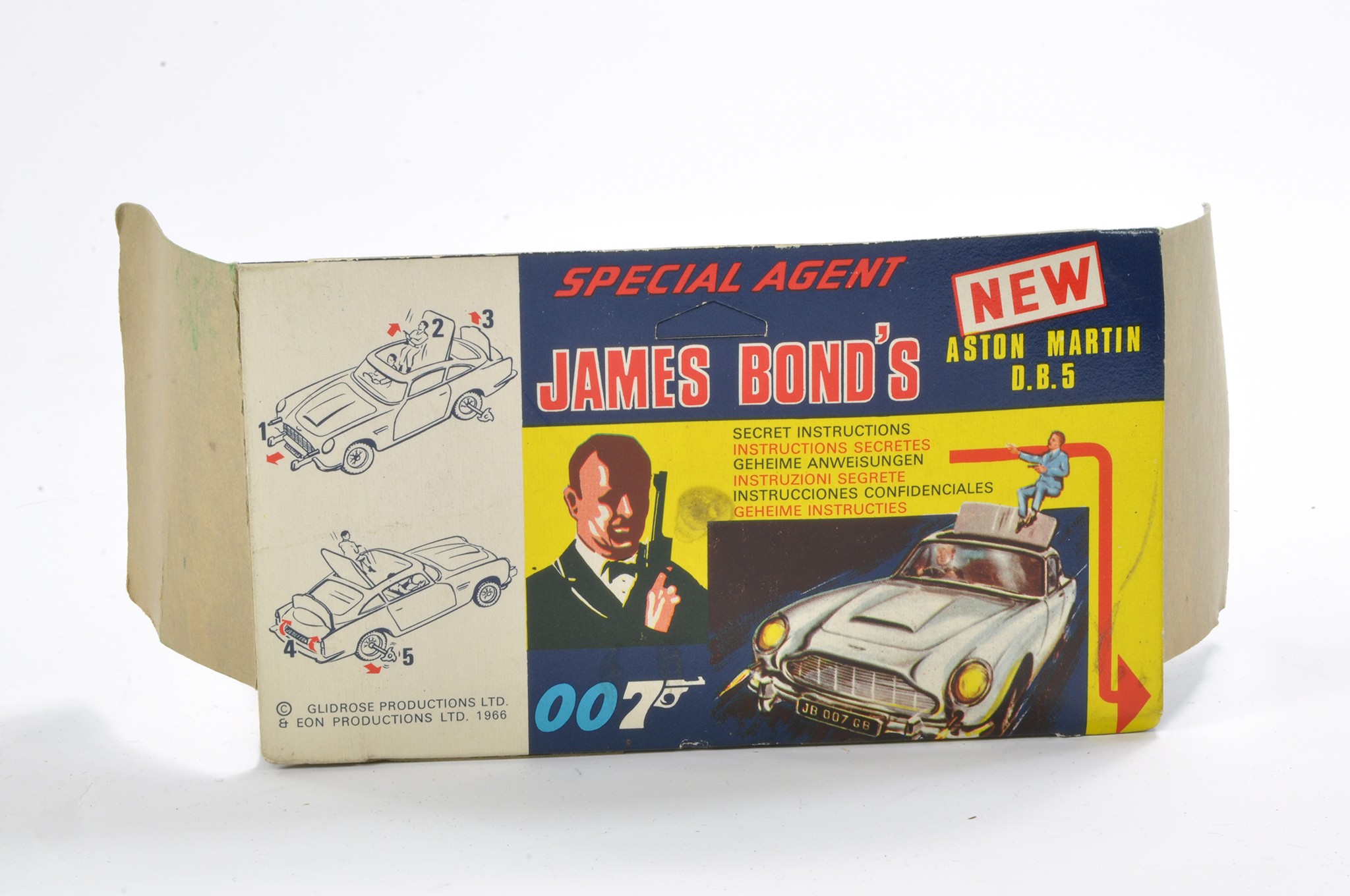 Corgi No. 270 James Bond 007 Aston Martin DB5. Generally excellent with very little sign of wear, - Image 2 of 2