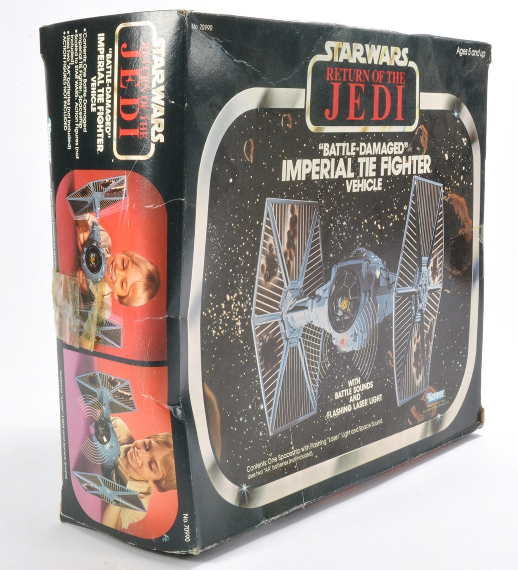 Kenner Vintage Issue No. 70990 Star Wars Battle Damaged Imperial Tie Fighter Vehicle. Return of