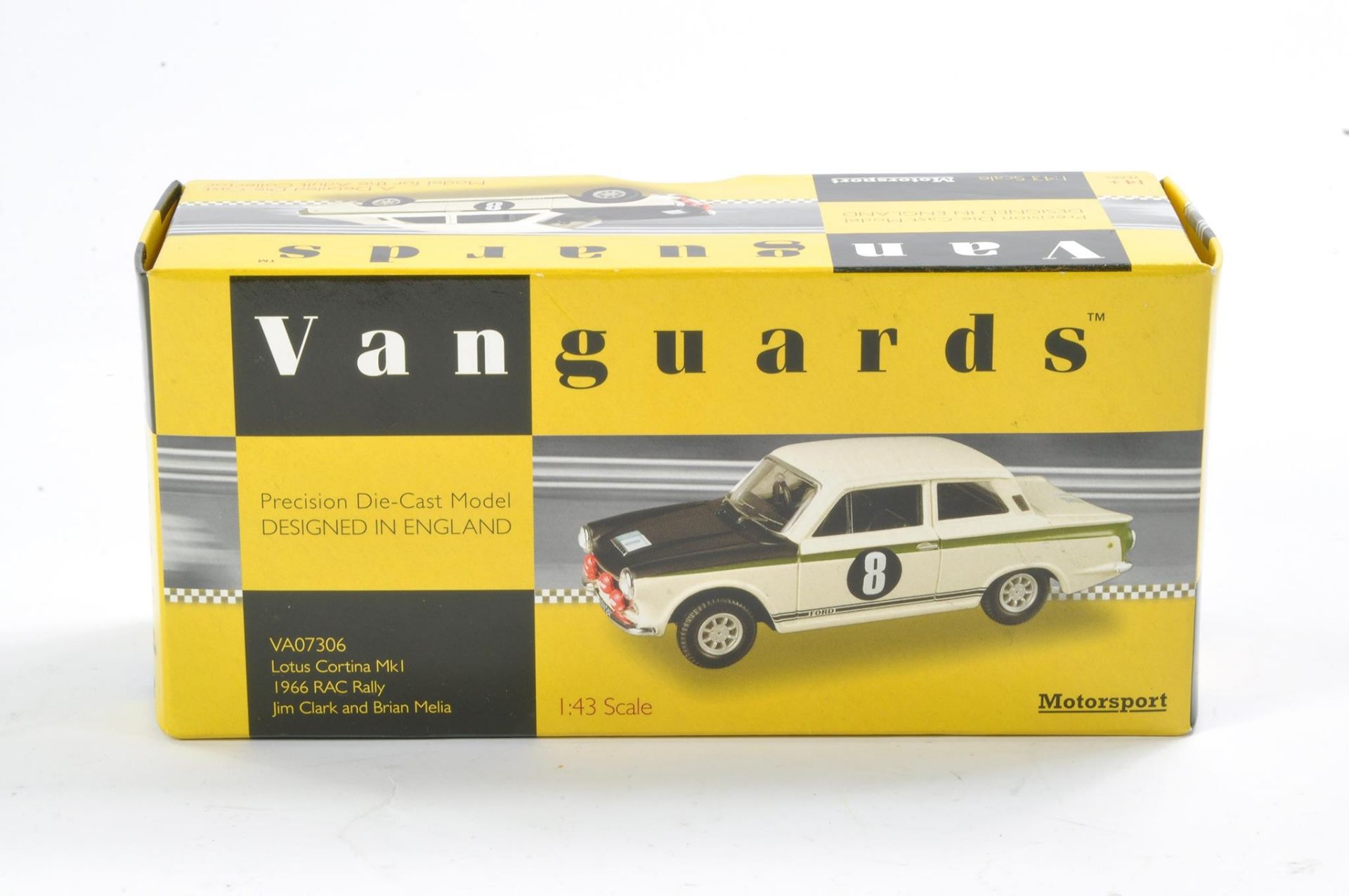 Vanguards Model Cars 1/43 Lotus Cortina MK1 Va07306. Excellent And Not Previously Removed From Box.