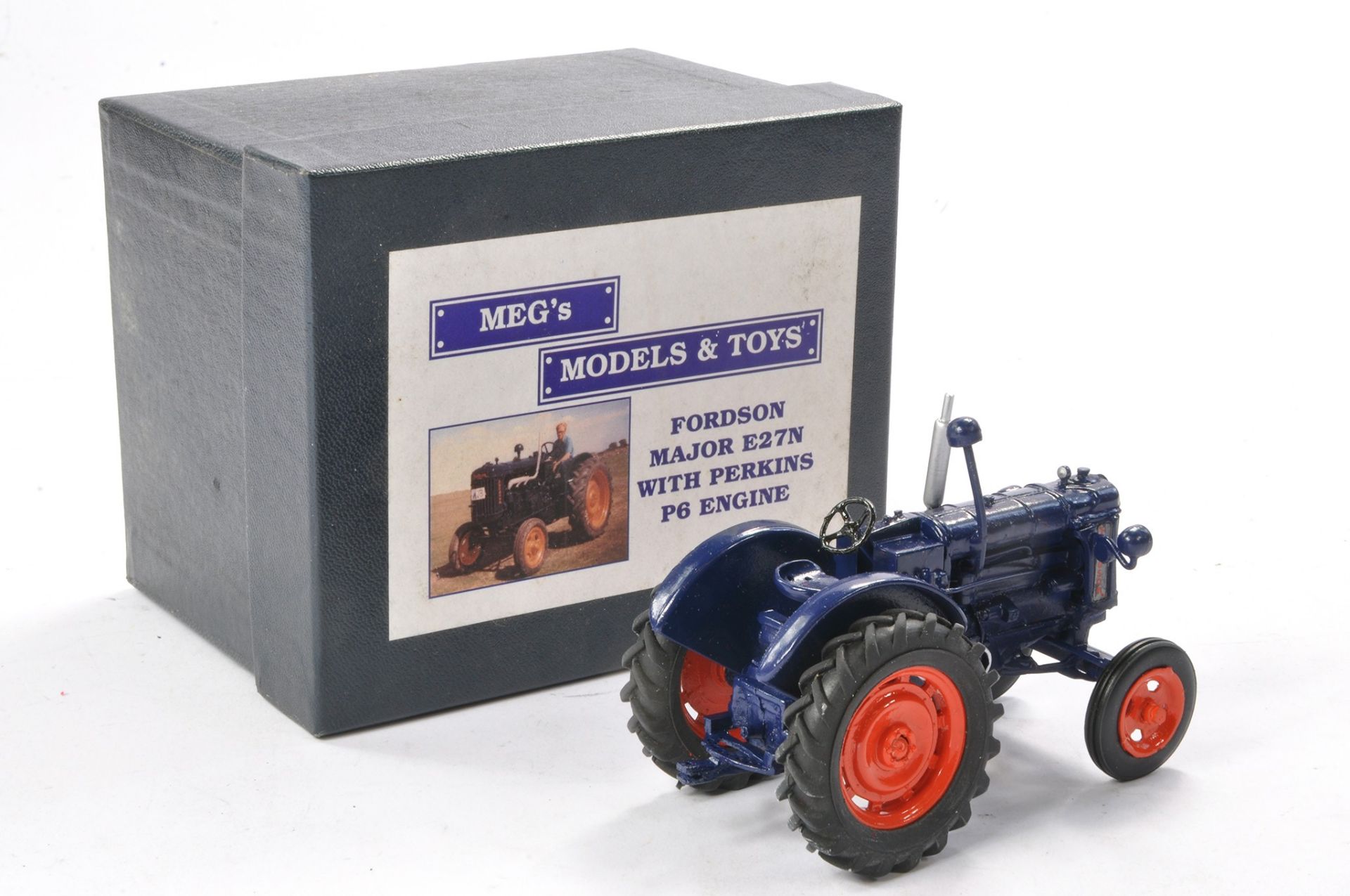 Megs Models 1/32 Hand built farm issue comprising Fordson Major E27N Tractor with Perkins Engine. - Image 2 of 2