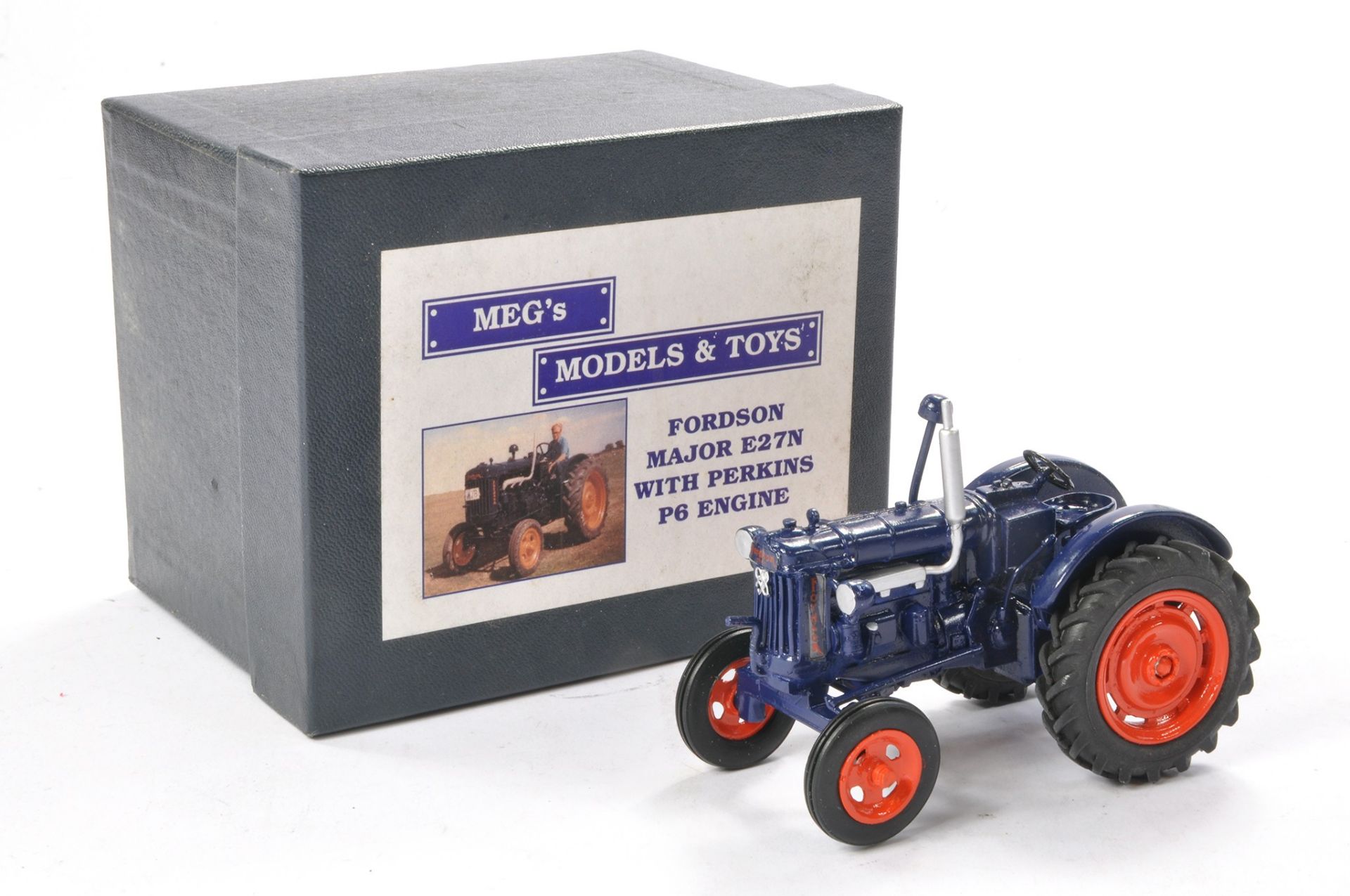 Megs Models 1/32 Hand built farm issue comprising Fordson Major E27N Tractor with Perkins Engine.