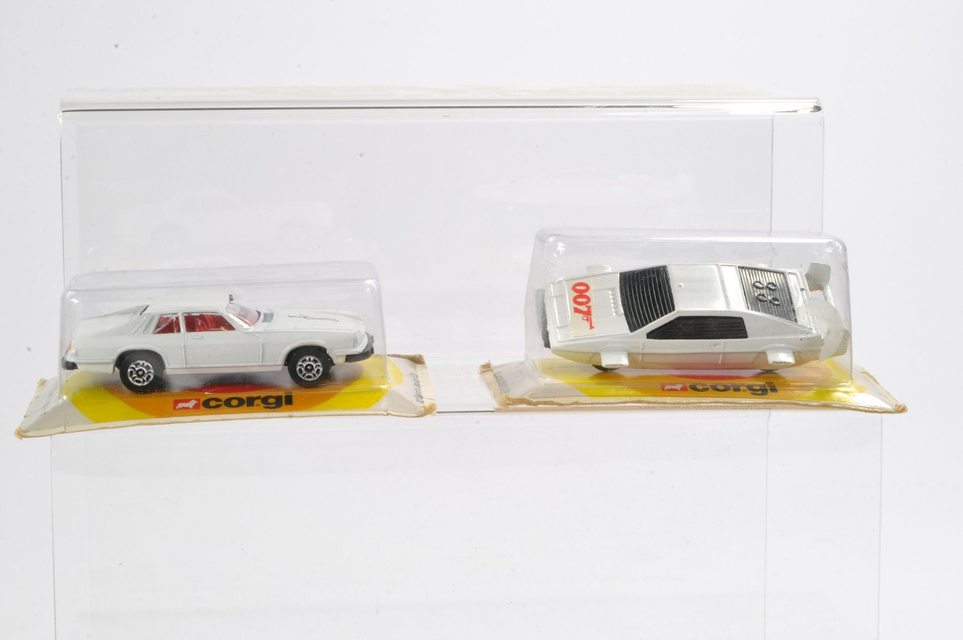 Corgi Juniors James bond 007 Lotus Esprit plus the Saint's Volvo and Casino Royal Bumper Strip. - Image 2 of 2