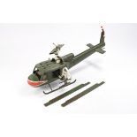 Large Scale US Army - Vietnam Theme Bell Military Helicopter.