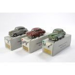 Pathfinder Models X3 Comprising Of Daimler Conquest Century 1957 PFM 24, Humber Hawk Mk lv 1952