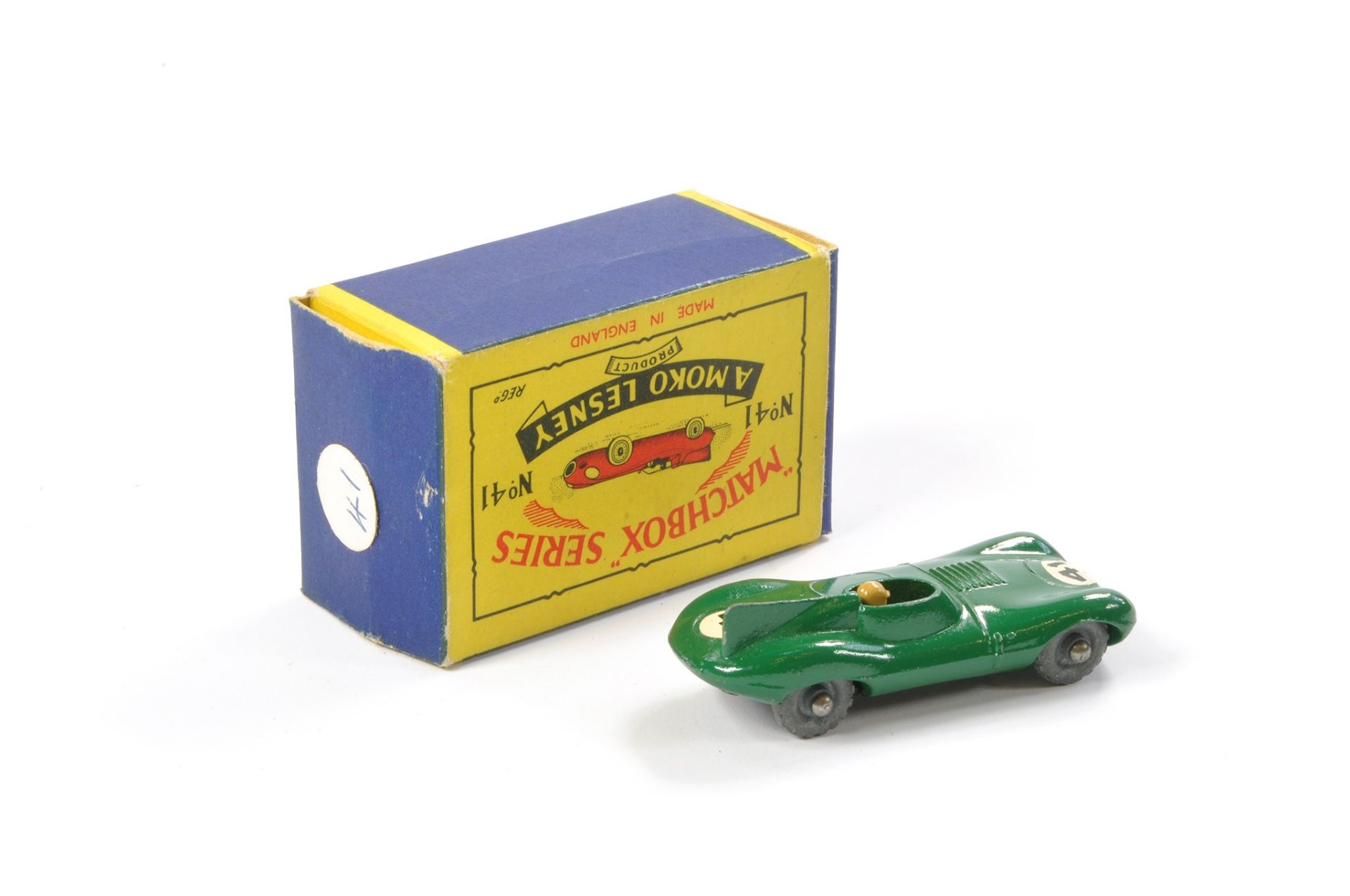 Matchbox Regular Wheels comprising No. 41a Jaguar D-Type. Green with racing no. 41, tan driver. Very - Image 2 of 2