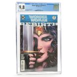 Graded Comic Book Interest Comprising Wonder Woman - Rebirth #1 - D.C Comics 8/16 - Greg Rucka Story