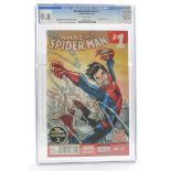Graded Comic Book Interest Comprising The Amazing Spider-Man #1 - Marvel Comics 6/14 - Slott,