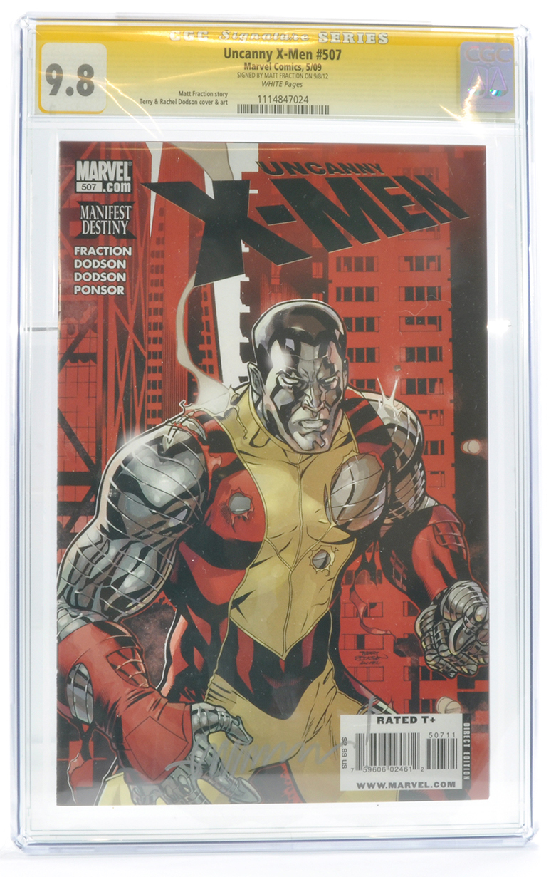 Graded Comic Book Interest Comprising Uncanny X-Men #507 - Marvel Comics - Signed by Matt Fraction