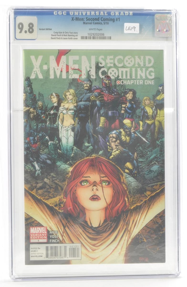 Graded Comic Book Interest Comprising X-Men: Second Coming #1 - Marvel Comics 5/10 - Variant