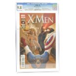 Graded Comic Book Interest Comprising X-Men #9 - Marvel Comics 5/11 - Variant Cover. Victor Gischler