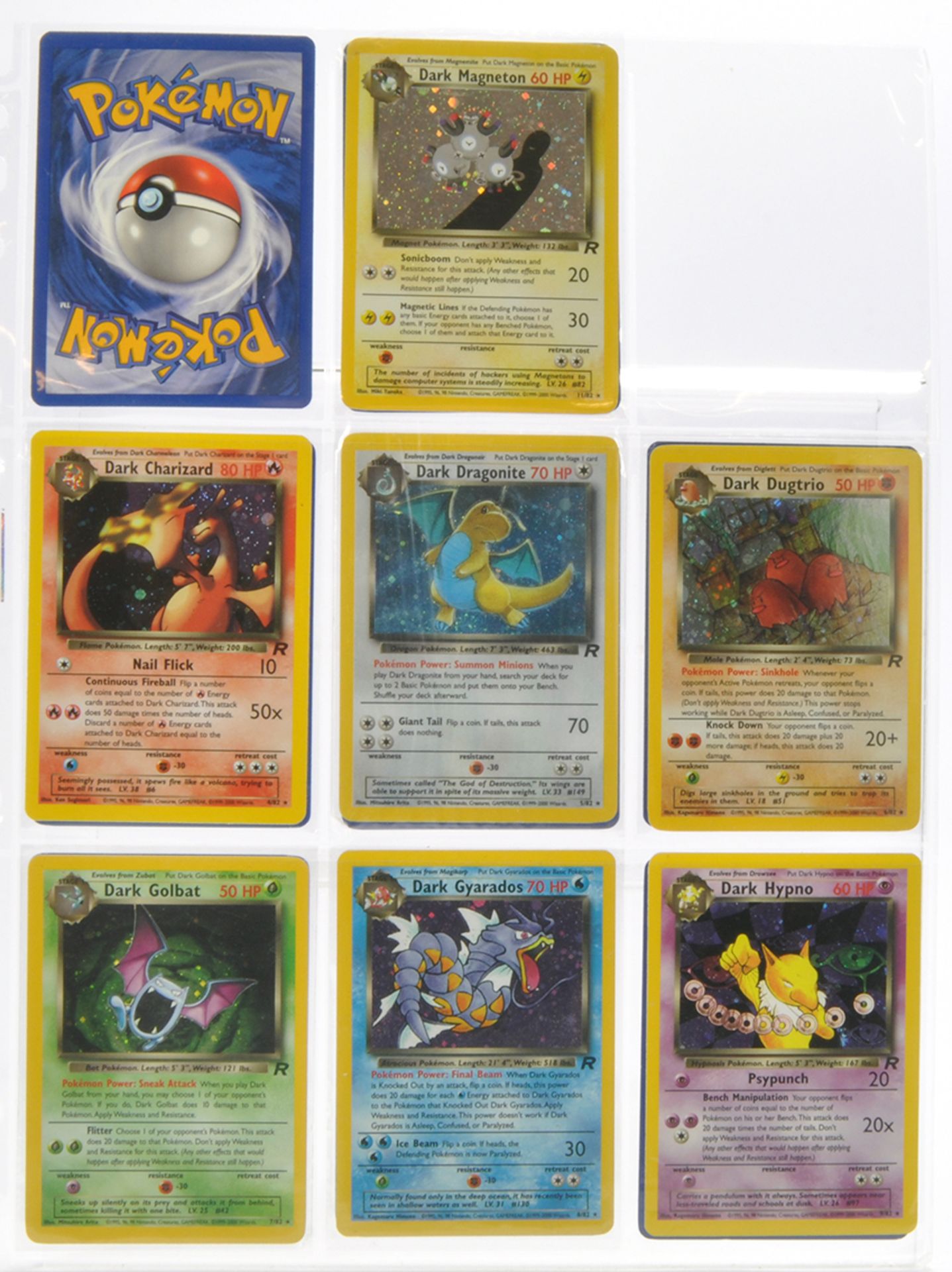 Pokemon Cards comprising Team Rocket Series - Partially complete plus ancient Mew, Promos etc.