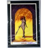 A Limited Edition Signed (large) Artwork Print depicting Dawn by Jospeth Michael Linsner.