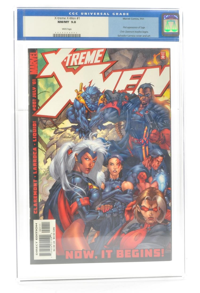 Graded Comic Book Interest Comprising X-treme X-Men #1 - Marvel Comics 7/01 - First Appearance of