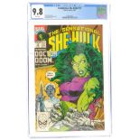 Graded Comic Book Interest Comprising Sensational She-Hulk #18 - Marvel Comics 8/90 - Steve Gerber