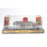 Fire and Rescue model issue comprising Code 3 Collectibles No. 12930 Aerial Tower Ladder Truck in