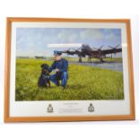 After Me The Flood ' by Michael Smart. A framed and glazed limited edition print depicting Wing