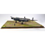 An impressive special commission large Kit Built Avro Lancaster Bomber Aircraft, ED933 from 617