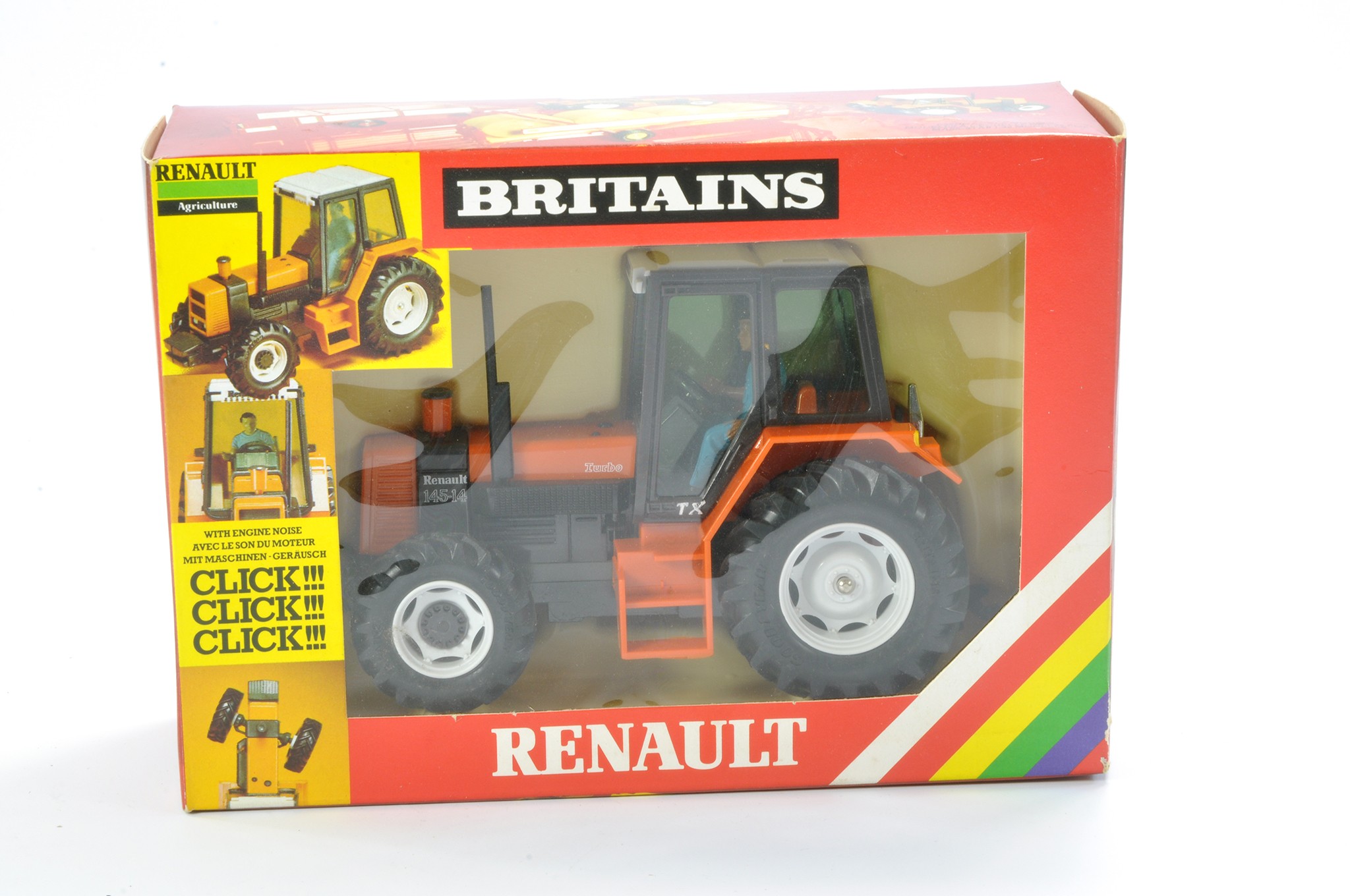 Britains No. 9518 Renault 145-14 Tractor. Excellent with some super detailing (TX on cab) in