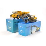 Volvo 1/50 construction duo comprising A40D Haul Truck plus EC210 Tracked Excavator. Whilst both