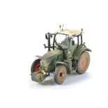 Universal Hobbies 1/32 Fendt 516 Vario Tractor. Weathered and modified with narrow wheels. Looks