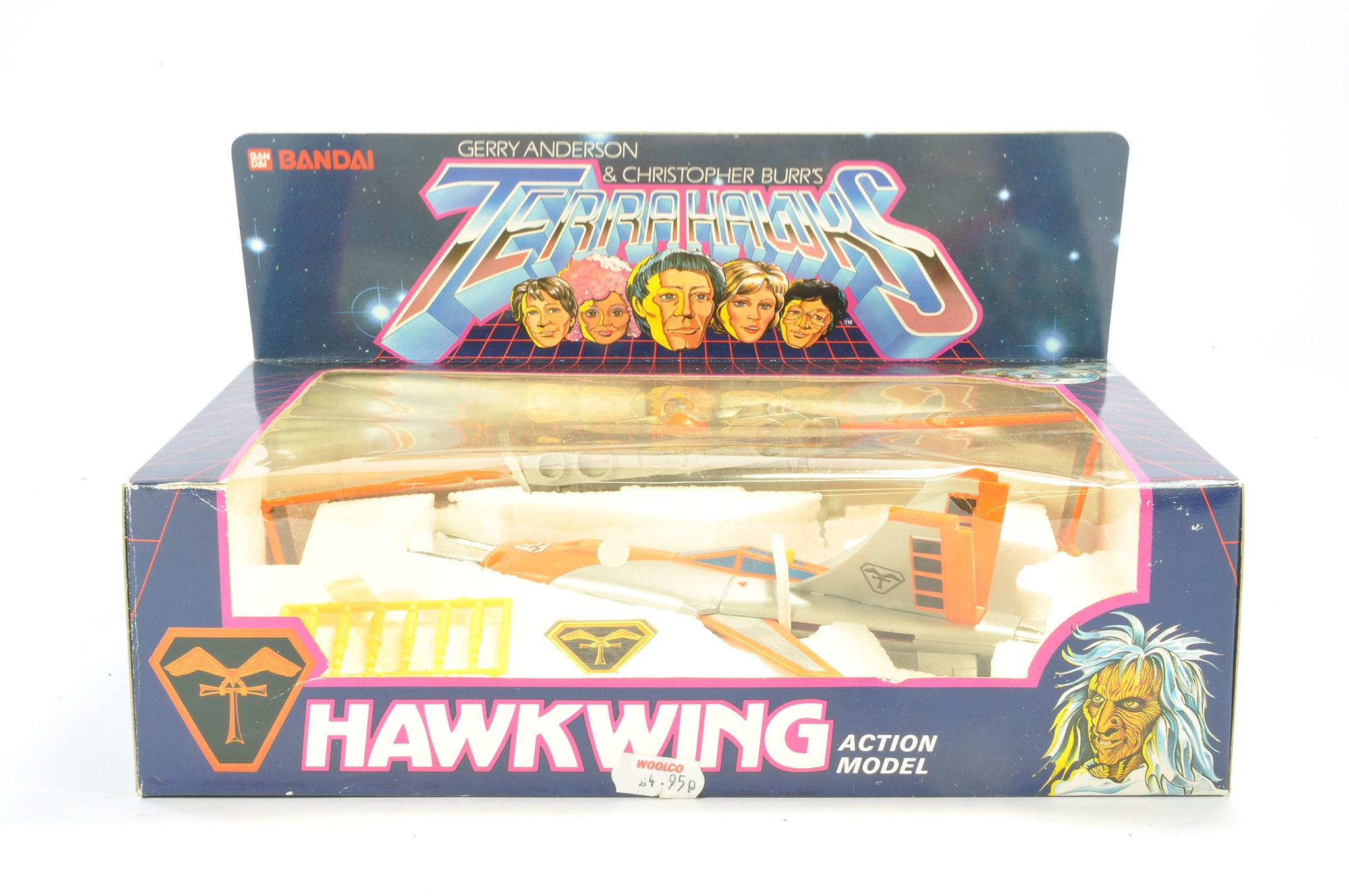 Bandai No. 098870X Gerry Anderson's Terrahawks Hawkwing. Complete and secured in box in very good