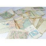An interesting collection of RAF / WW2 / Aviation / Flight Maps covering England, Europe, Africa,