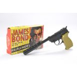 Lone Star James Bond 007 100 Shot Repeater Cap Pistol with Silencer. Very good to excellent in