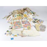 A very large collection of used stamps as shown.