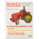 Norev hard to find original A4 Flyer for tractor issue (as shown).