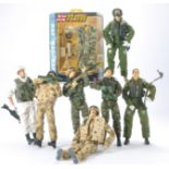 A group of Character HM Armed Forces, Action Men Type Military Figure Dolls as shown plus boxed
